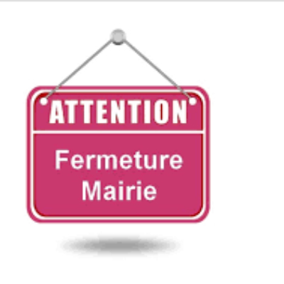 secrétariat de mairie exceptionnellement fermé